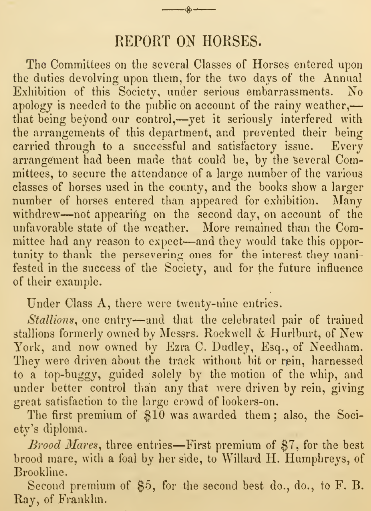 1864 Horse Show