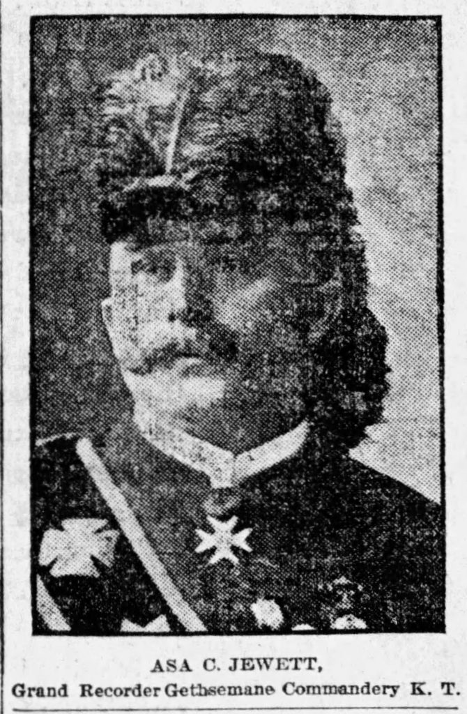 1903 Photo of Asa Jewett in Globe