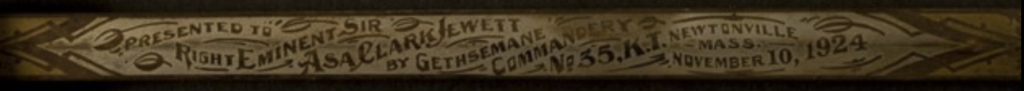 Asa C. Jewett’s Sword